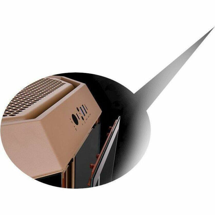 Alt View 7. Thermaltake - Thermaltake The Tower 300 Gravel Sand Micro Tower Chassis - Micro Tower - Gravel Sand - Tempered Glass, SPCC - 3 x Bay - Gravel Sand.