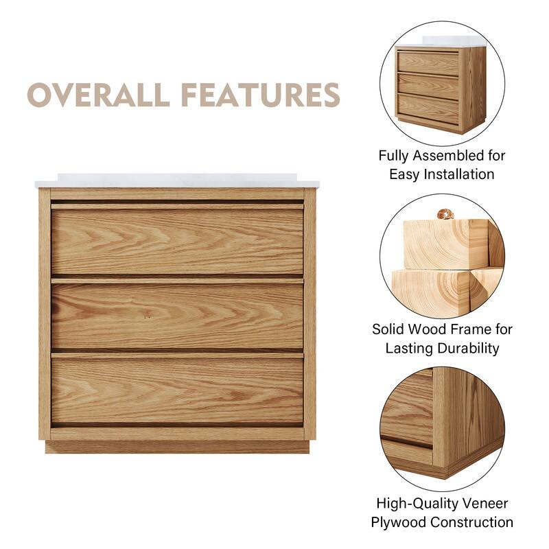 OVERALL FEATURES
- Fully Assembled for Easy Installation
- Solid Wood Frame for Lasting Durability
- High-Quality Veneer Plywood Construction