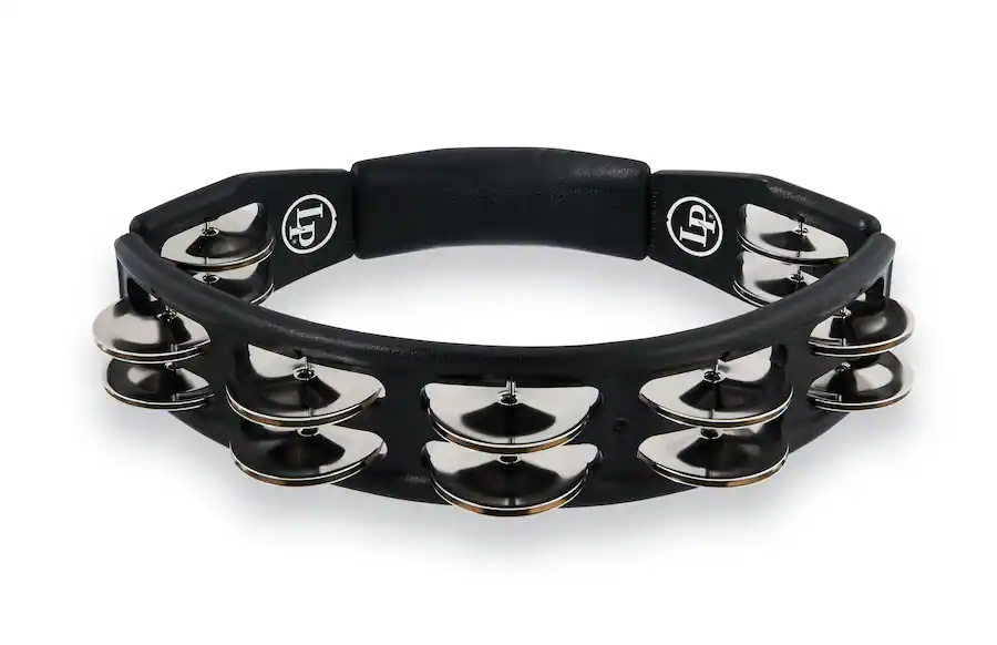 Cyclops Playing Instrument Latin Percussion LP150 Cyclops Handheld Tambourine with Steel Jingles ...