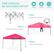 ONE PERSON, 60 SECONDS SETUP
1 Button + 1 Person + 1 Minute
Step 1
Open the canopy
Step 2
Push the central button
Step 3
Adjust the height