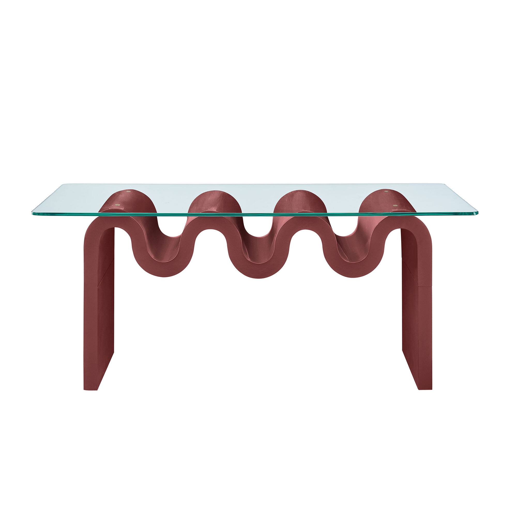 Alt View 4. Modway - Ondine Glass Top Coffee Table by Modway - Spiced Apple.