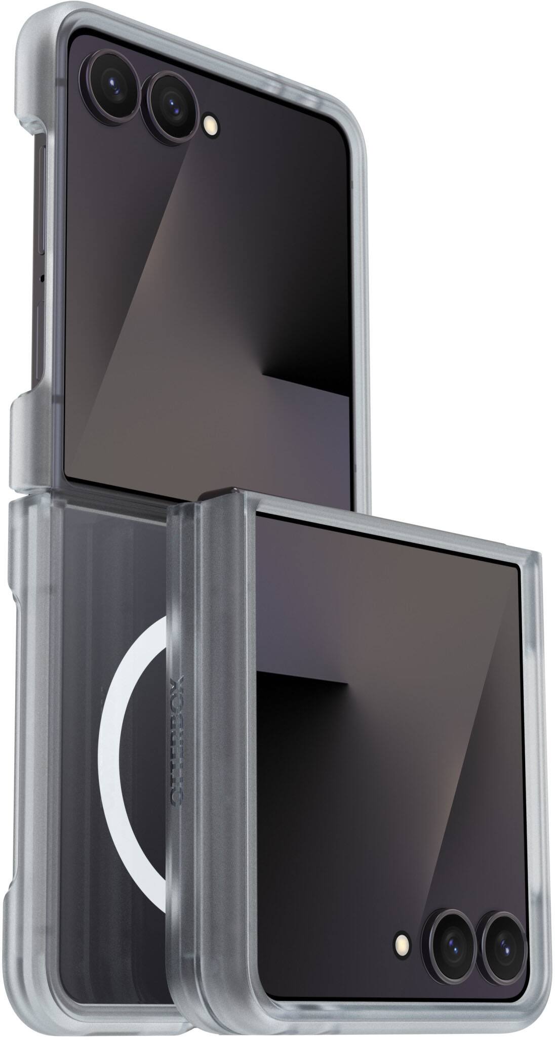 Back. OtterBox - Thin Flex Series Hard Shell for Samsung Galaxy Z Flip8 - Clear.