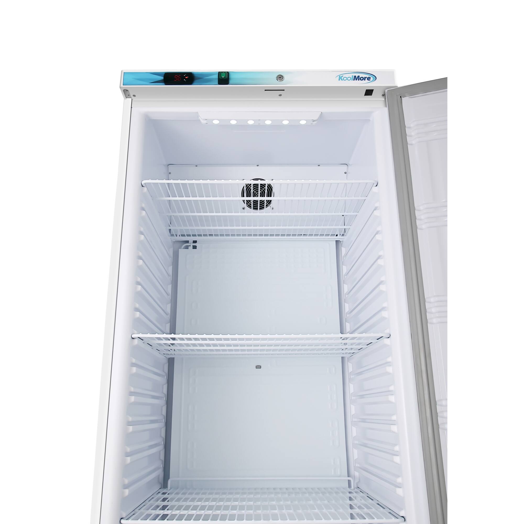 Alt View 5. Koolmore - 20 Cu. Ft. Commercial Reach-in Refrigerator in White with Manual Defrost (KM-RMD20WH) - White.
