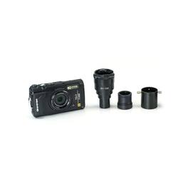 OM System - TG-7 INDUSTRY Digital Camera and NY-TGV Microscope Adapter Kit (Black)