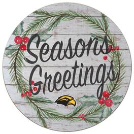 Jardine - Southern Miss Golden Eagles 20'' x 20'' Season's Greetings Circle - White