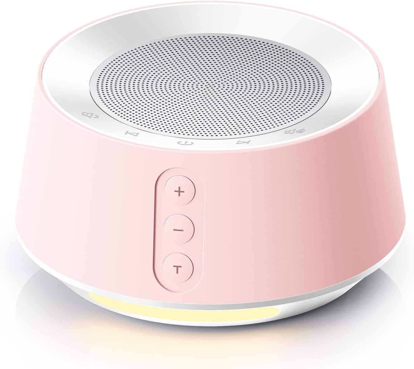 FINEAK - White Noise Sound Machine with 20 Soothing Sounds - Pink