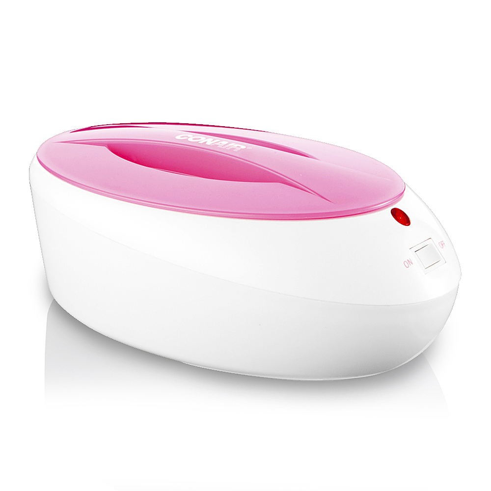 Left View: True Glow by Conair Thermal Paraffin Spa Moisturizing Wax Treatment, Includes 1lb. Paraffin Wax, Pink