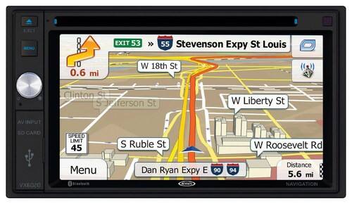 Front Standard. Jensen - 6.2" - Built-In GPS - CD/DVD - Built-In Bluetooth - Apple® iPod®-Ready - In-Dash Deck.