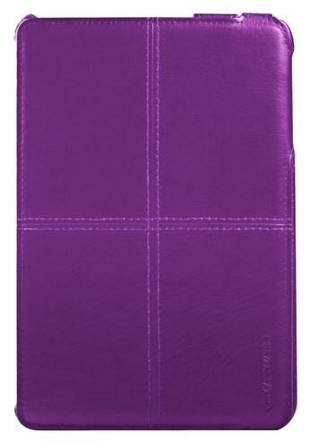 Front Standard. Marware - C.E.O. Hybrid Leather Folio Case for Apple® iPad® mini - Purple.