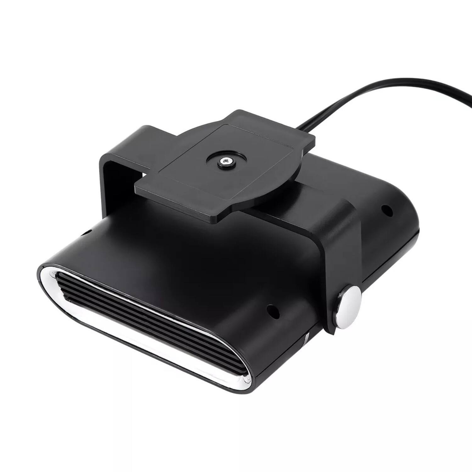 Angle. Stock Preferred - 12V 200W Portable Electric Car Heater & Defogger Fan - Black.