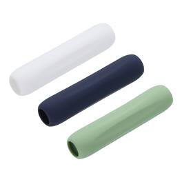 Unique Bargains - 3pcs Silicone Ergonomic Pen Grip Sleeve Holder for 1st & 2nd Gen Stylus Pens - White,Blue,Green