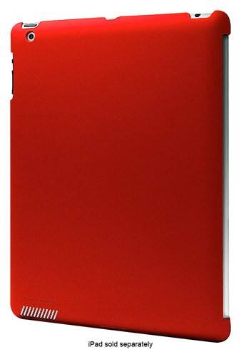 Front Standard. Marware - MicroShell Slim Case for Apple® iPad® 3rd Generation and iPad with Retina - Red.