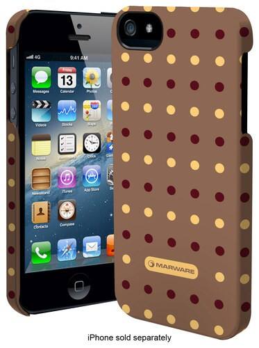 Front Standard. Marware - MicroShell Hard Case for Apple® iPhone® 5 and 5s - Goosebumps.