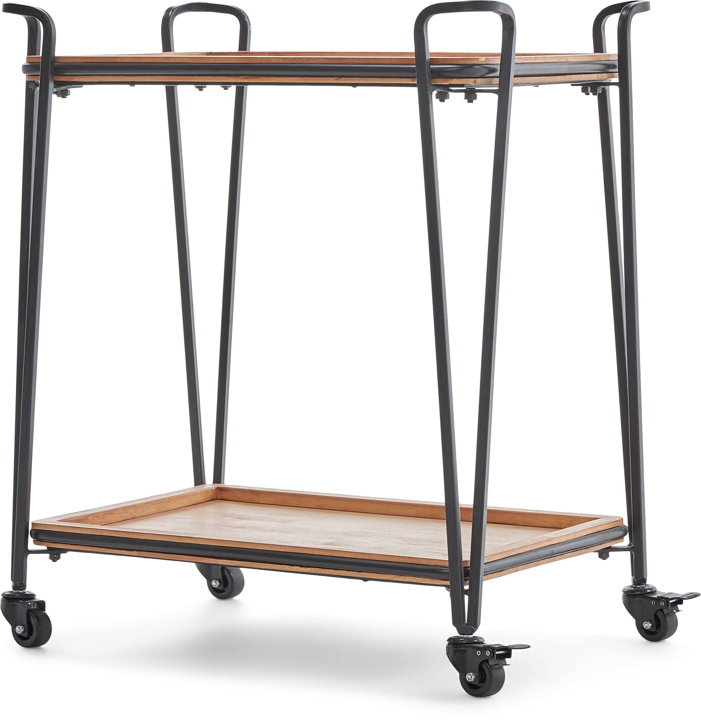Alt View 13. Click Decor - Cooper Bar Cart - Black.
