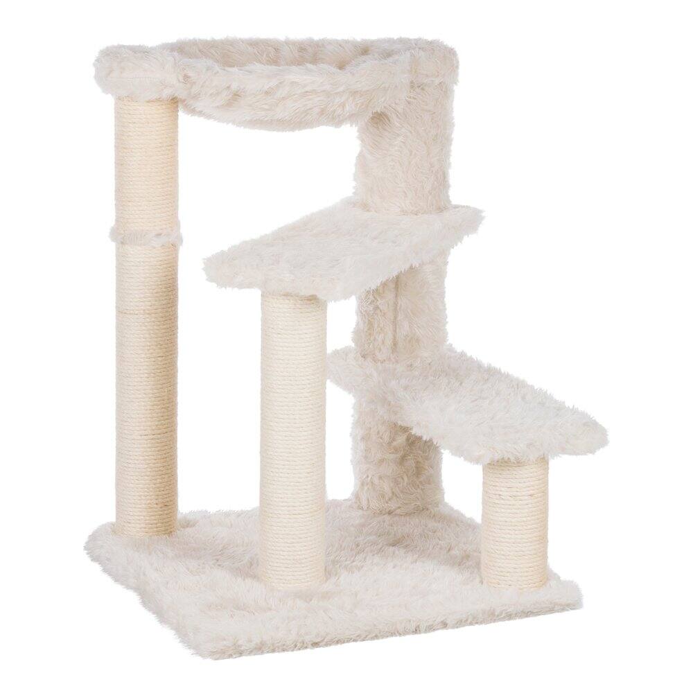 TRIXIE - Baza Senior Plush & Sisal Cat Tree Scratching Posts Hammock & Steps - Cream price history on PriceWatchPro