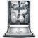 Alt View 1. Bosch - 100 Series 24" Front Control Built-In Hybrid Stainless Steel Tub Dishwasher with PureDry, 50 dBA - Black.
