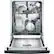 Alt View 1. Bosch - 100 Series 24" Front Control Built-In Hybrid Stainless Steel Tub Dishwasher with PureDry, 50 dBA - Black.