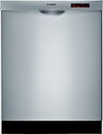 Front Standard. Bosch - Evolution 800 Series 24" Tall Tub Built-In Dishwasher - Stainless-Steel.