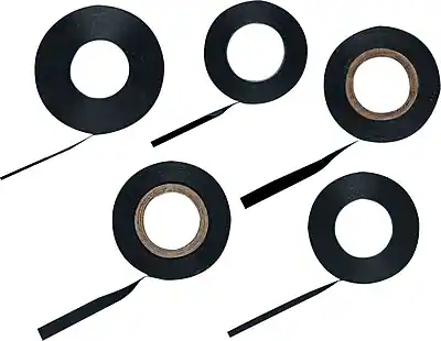 Front. Chartpak - Chartpak Graphic Chart Tape, Glossy Black, 1/16" x 648" (BG6201) - Black.