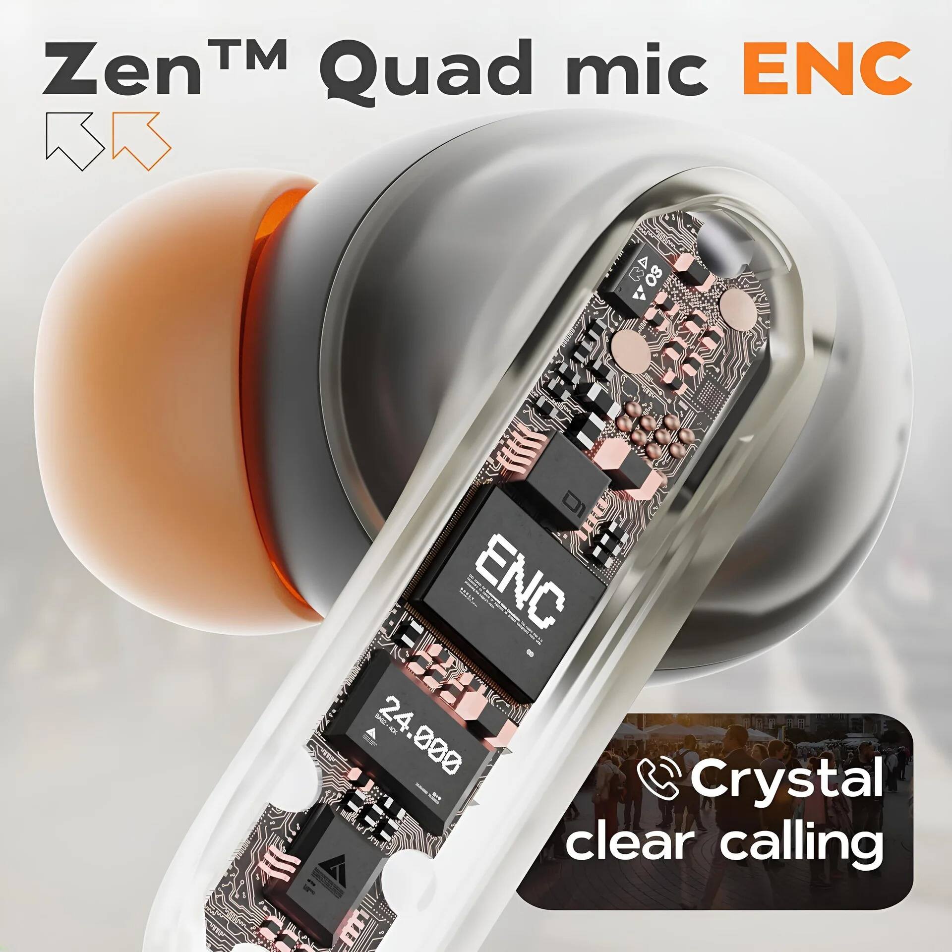 Zen™ Quad mic ENC  
24.000  
Crystal clear calling