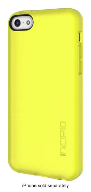 Front. Incipio - NGP Case for Apple® iPhone® 5c - Translucent Lemon.