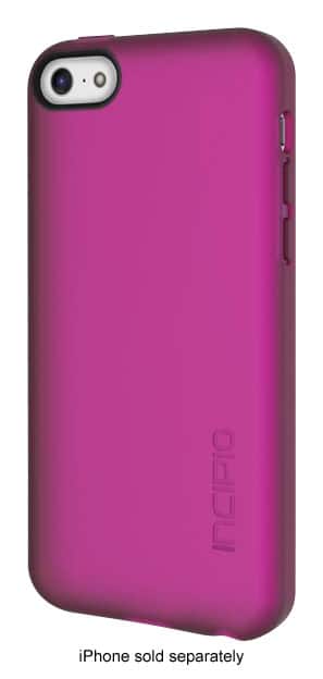 Front. Incipio - NGP Case for Apple® iPhone® 5c - Translucent Pink.
