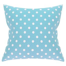 Majestic Home - Pillow 24x24 Polka Dot (Small) Aquamarine - Blue