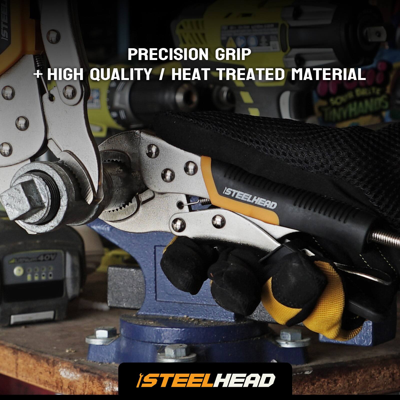 PRECISION GRIP + HIGH QUALITY / HEAT TREATED MATERIAL

STEELHEAD

STEELHEAD