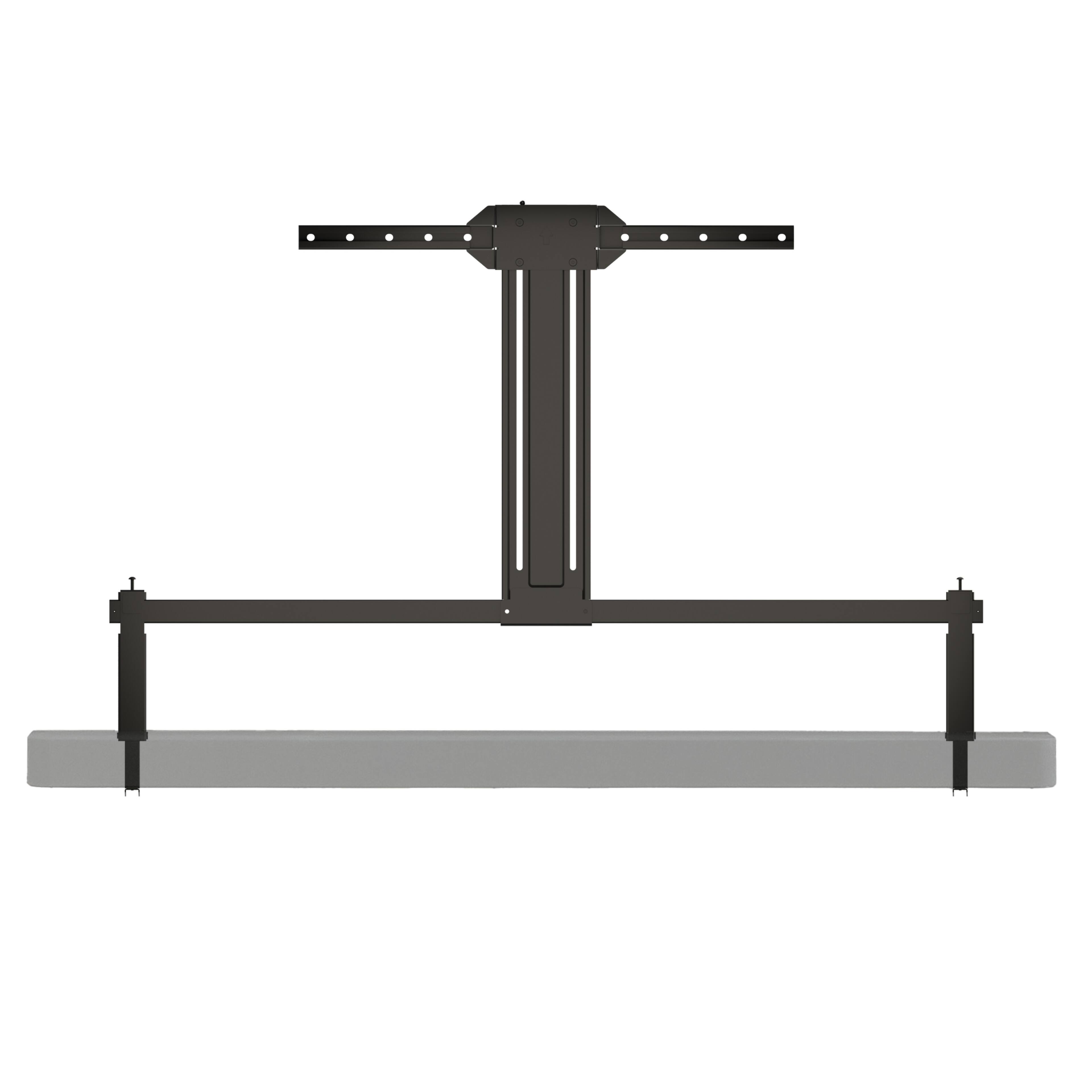 Alt View 1. Sanus - Height-Adjustable TV Soundbar Mount Designed for Sony BRAVIA Theater Bar 8™ & Bar 9™ TV Soundbar Mount" - Black.