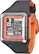 Front Standard. MetaWatch - STRATA Watch for Apple® iPhone® 4S and 5 and Select Android Mobile Phones - Tangerine.