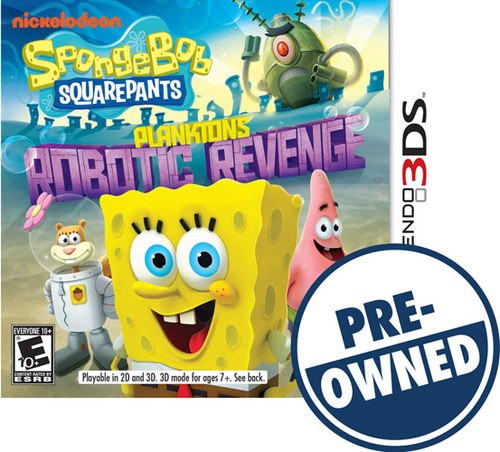 Best Buy: SpongeBob SquarePants: Plankton's Robotic Revenge PRE-OWNED ...