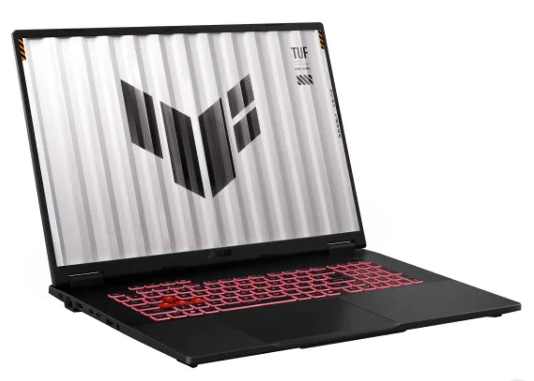 Alt View 4. ASUS - ASUS TUF A18 Laptop 18 WUXGA (AMD Ryzen 7 260, 32GB DDR5, 1TB PCIe SSD, Win 11 Pro) w/USB Hub - Gray.