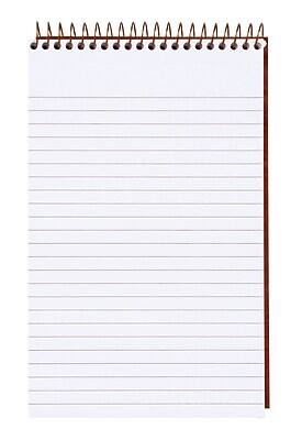 Alt View 2. Ampad - Gold Fibre Notepad, 5" x 8", College Ruled, White, 80 Sheets/Pad - Ivory.