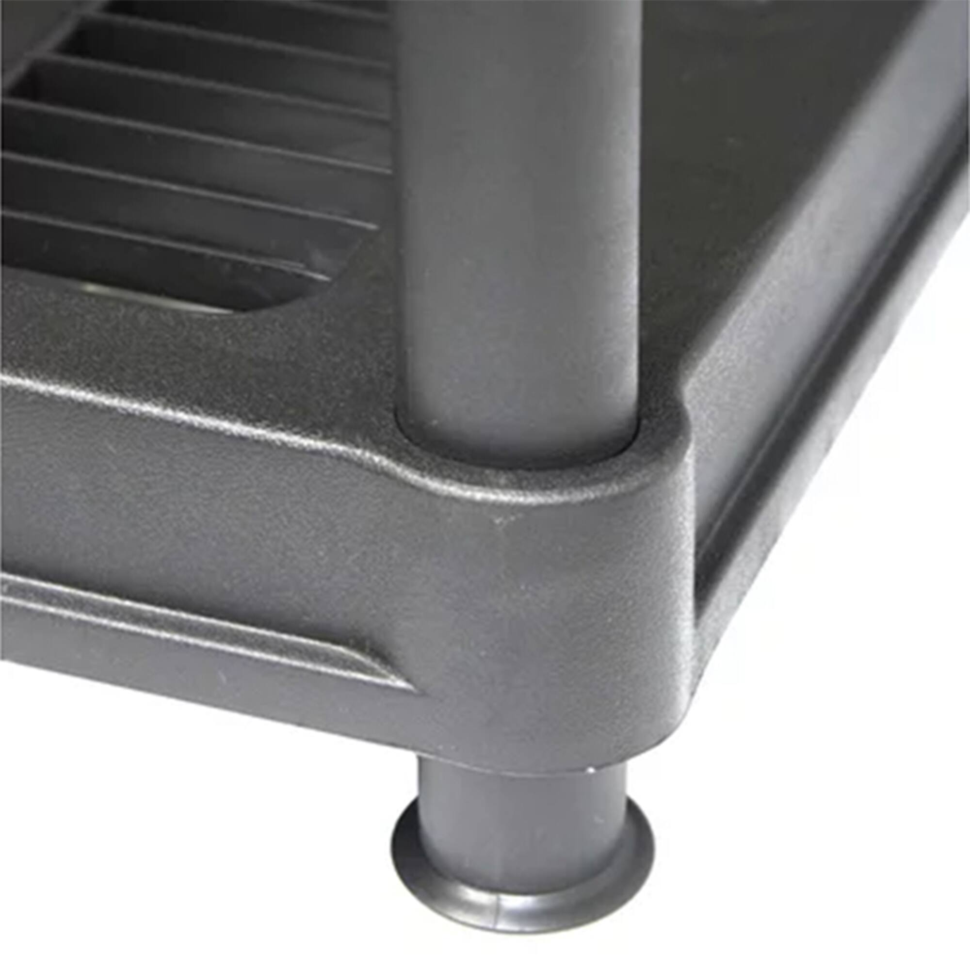 Alt View 10. Juggernaut Storage - Juggernaut Storage 72 Inch 5 Shelf Plastic Utility Shelving Storage Unit, Black - Black.