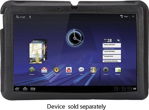 Front Standard. Griffin Technology - AirStrap Lite Case for Motorola XOOM Tablets - Black.