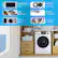 - Digital Control Panel
- Soap Dispenser
- Control Knob
- Angled 45° Door Handle
- Adjustable Leveling Legs
- Rust-Proof Durability
