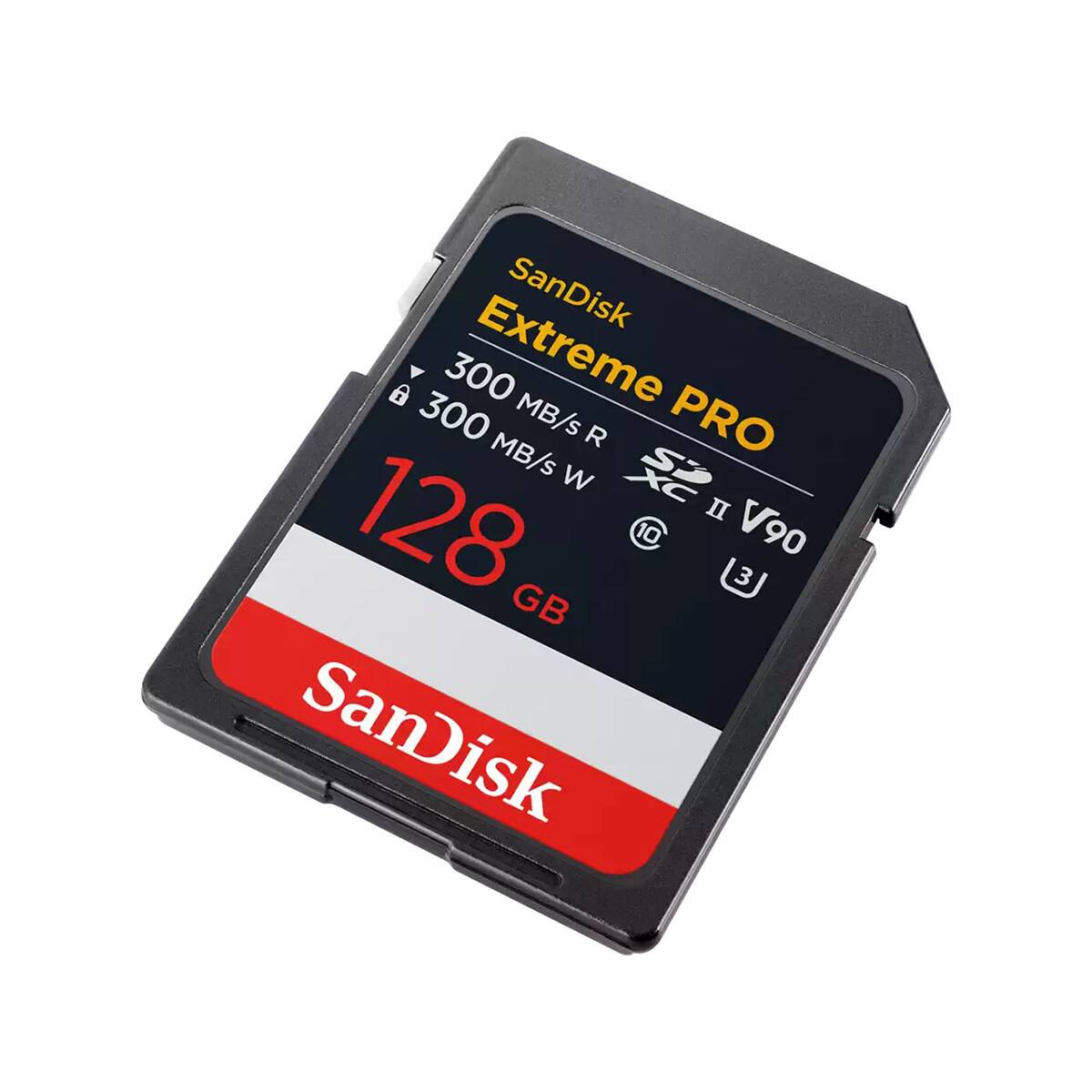 Extreme PRO  
SanDisk  
300 MB/s R  
300 MB/s W  
128 GB  
XC II V90