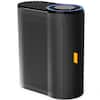 Front. Loheer - Loheer Air Purifier for Home HEPA Air Cleaner with Air Quality Sensor Auto Function Ultra-Quiet Sleep Mode AP04 Black.