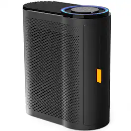 Loheer - Air Purifier for Home HEPA Air Cleaner with Air Quality Sensor Auto Function Ultra-Quiet Sleep Mode AP04 Black