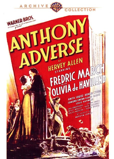 Front Standard. Anthony Adverse [DVD] [1936].