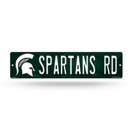Rico Industries - Michigan State Spartans 16" Street Sign for garage, office, man cave or any wall - Multi