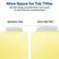 More Space for Tab Titles
Big Tab™ design provides 50% more space for tab titles than standard tabs.
Standard Tabs | Avery Big Tabs™