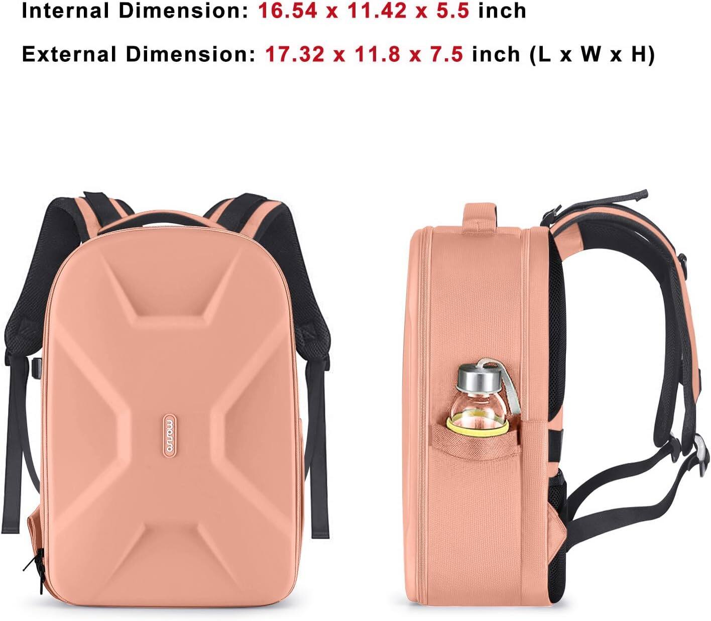 Internal Dimension: 16.54 x 11.42 x 5.5 inch  
External Dimension: 17.32 x 11.8 x 7.5 inch (L x W x H)