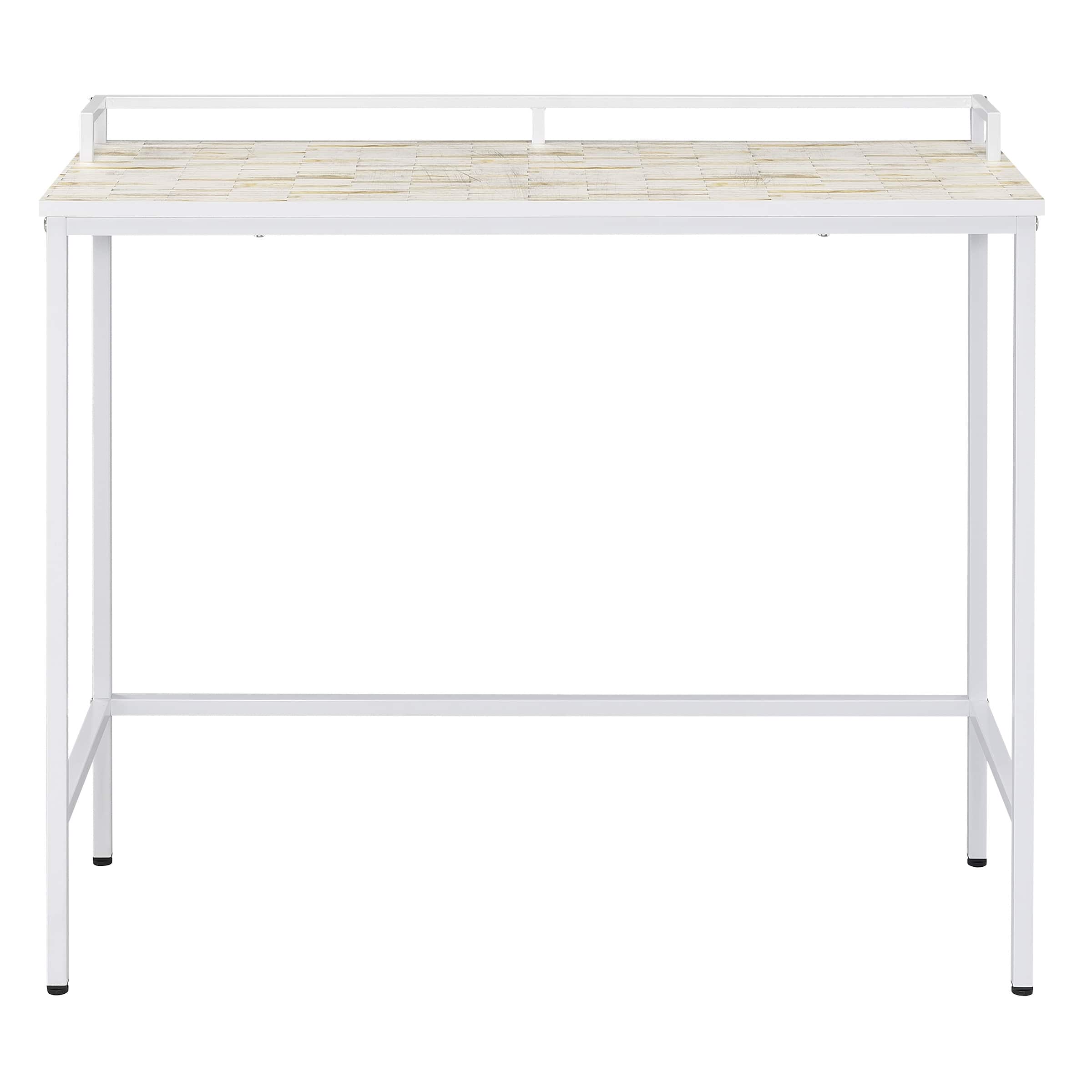 Front. OSP Home Furnishings - Brighton Console Table - Mosaic/White.