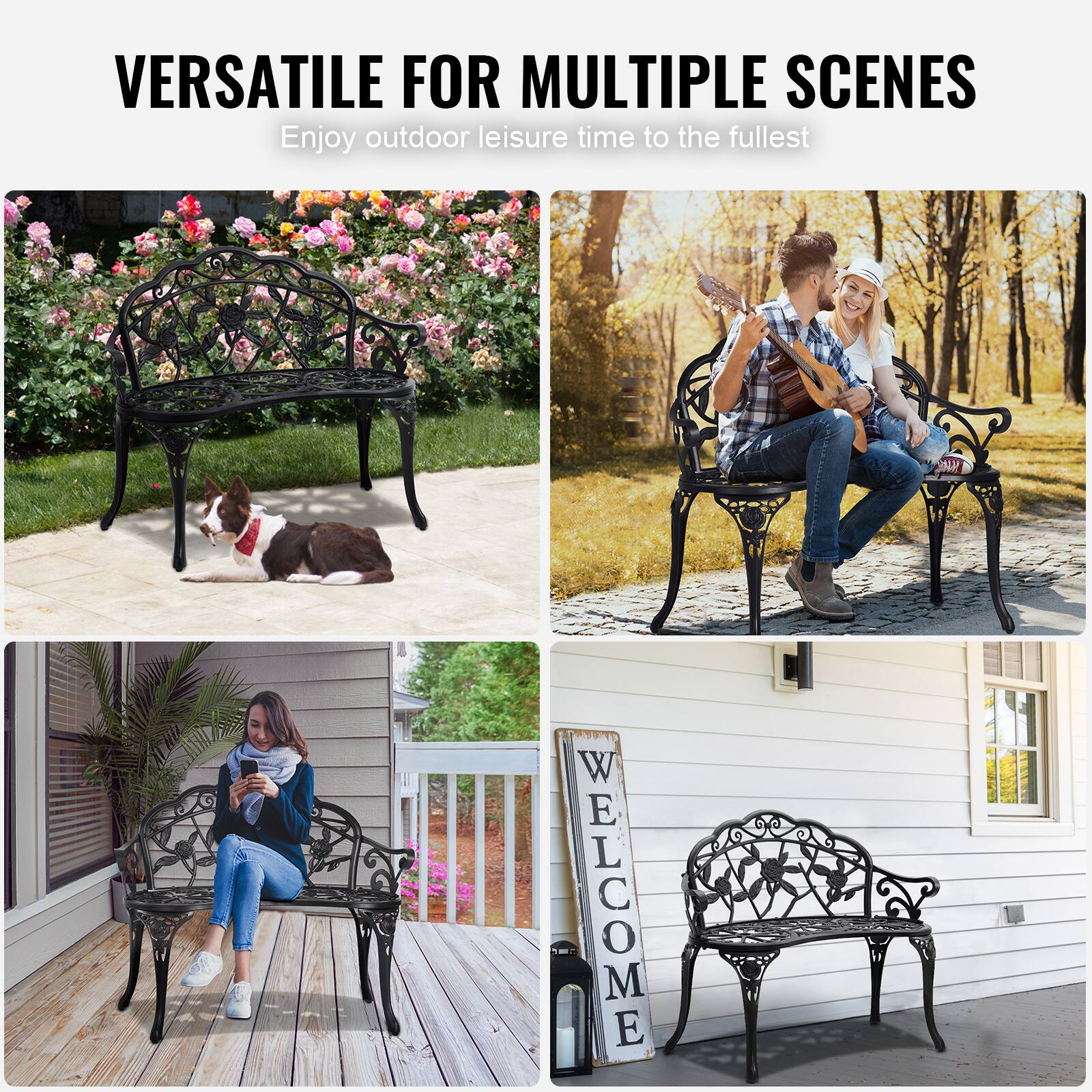VERSATILE FOR MULTIPLE SCENES Enjoy outdoor leisure time to the fullest WELCOME