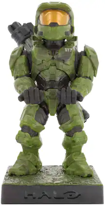 Cable Guys by Exquisite Gaming - Halo Infinite: Master Chief Light Up Mobile Phone and Controller Holder