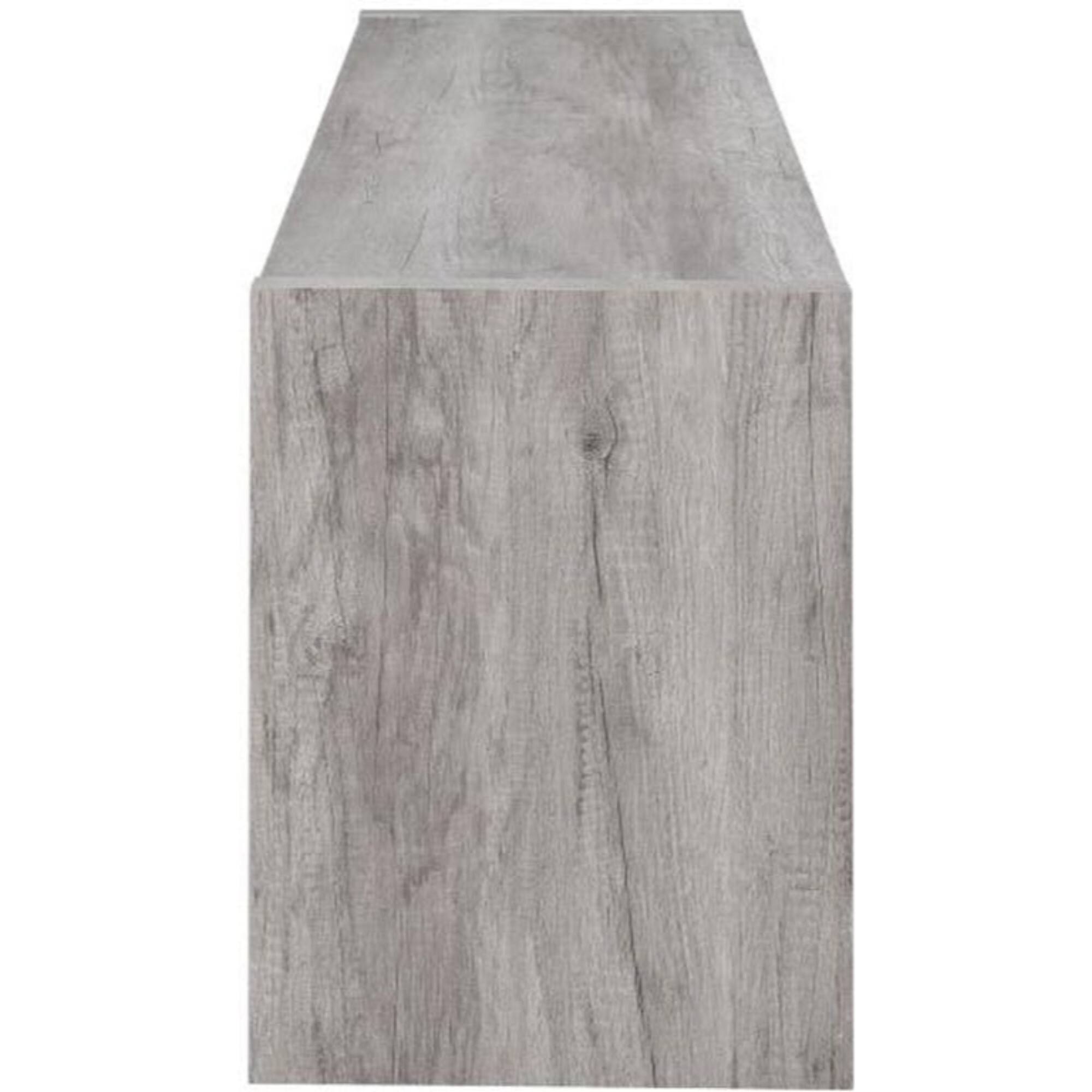 Alt View 3. Manhattan Lane - Marvelous driftwood tv console - Gray.