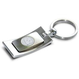 Jardine - North Carolina Tar Heels Curve Key Ring - Silver