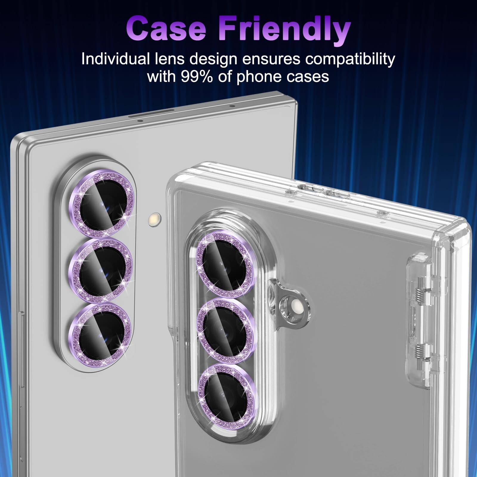 Case Friendly

Individual lens design ensures compatibility with 99% of phone cases