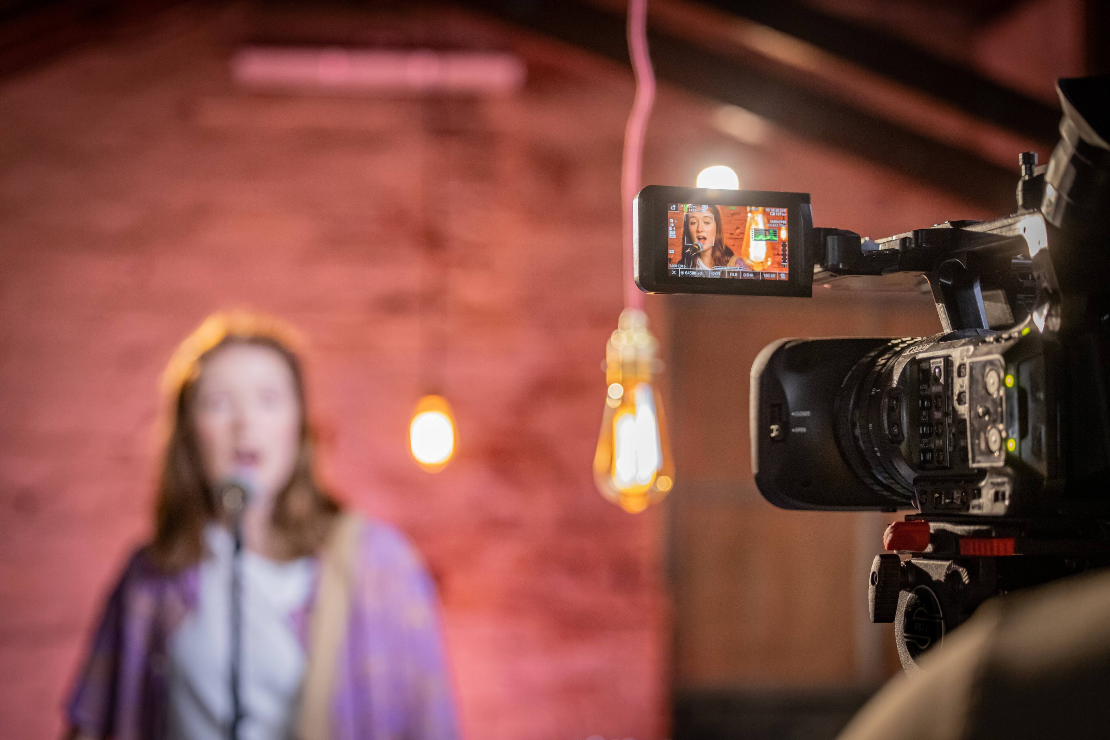 Alt View 20. Canon - XF605 4K UHD Professional Camcorder - Black.